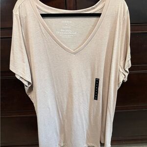 Torrid Classic Fit Beige Top